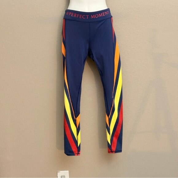 Perfect Moment Colorful athletic Leggings Sz S Gym workout Yoga Pilates - Picture 2 of 5
